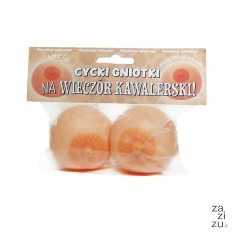 Cycki gniotki 2szt. na wieczór kawalerski Cycki gniotki 2szt. na wieczór kawalerski