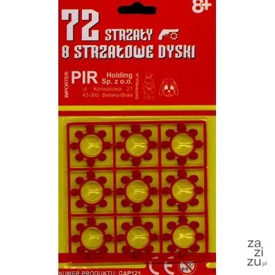 Kapiszony 72 blistry spłonka 8 strzałów Kapiszony 72 blistry spłonka 8 strzałów
