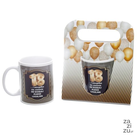 Kubek ceramiczny urodzinowy w ozdobnym opakowaniu 18 (1) Kubek ceramiczny urodzinowy w ozdobnym opakowaniu 18 (1)