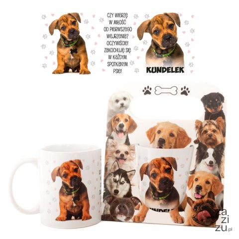 Kubek ceramiczny w ozdobnym opakowaniu - kundelek "czy wierzę w miłość" (1) Kubek ceramiczny w ozdobnym opakowaniu - kundelek "czy wierzę w miłość" (1)