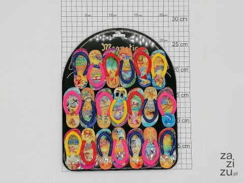 Magnes 20szt klapki 8x3,5cm Magnes 20szt klapki 8x3,5cm