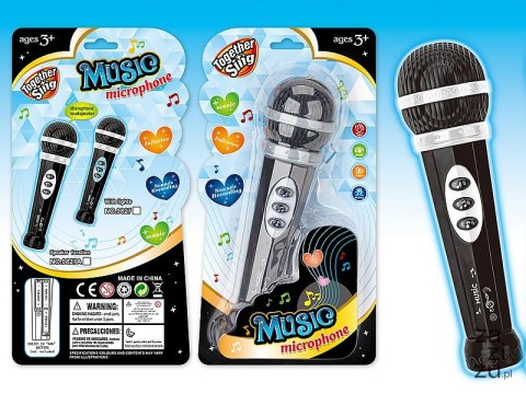 Mikrofon echo z muzyką Mikrofon echo z muzyką