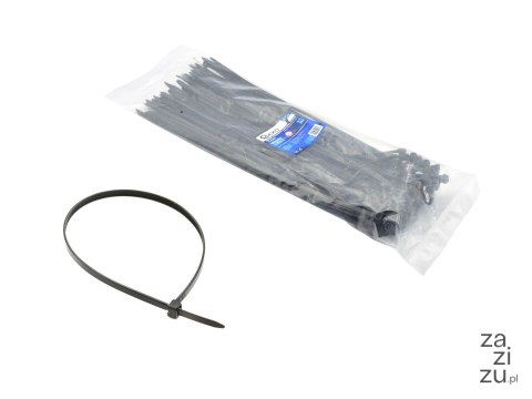Opaski zaciskowe nylonowe czarne 80x2.5mm UV 100szt. Opaski zaciskowe nylonowe czarne 80x2.5mm UV 100szt.