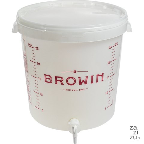 Pojemnik fermentacyjny 30 L z pokrywką i kranem 340434 Pojemnik fermentacyjny 30 L z pokrywką i kranem 340434