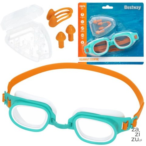 Zestaw do pływania okulary +zatyczki do nosa i ucha 7+ 26034 BE26034 Zestaw do pływania okulary +zatyczki do nosa i ucha 7+ 26034 BE26034