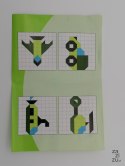 Zestaw do układania klocków diy 17,5x13x3,5cm