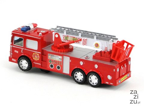 Auto straż pożarna na baterie, światło, dźwięk 31x12x9cm Auto straż pożarna na baterie, światło, dźwięk 31x12x9cm