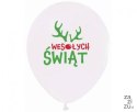 Balony 5szt WESOŁYCH ŚWIĄT Z ROGAMI GZ-WSW5