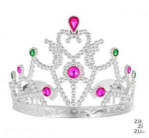 Diadem księżniczki 10szt. kolorowe kamyki DIAD2-NP Diadem księżniczki 10szt. kolorowe kamyki DIAD2-NP