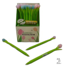 Długopis Tulipan 3 kolory 24szt.
