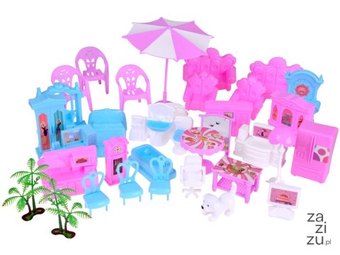 Domek willa dla lalek + mebelki 222 el. | ZA4456 Domek willa dla lalek + mebelki 222 el. | ZA4456