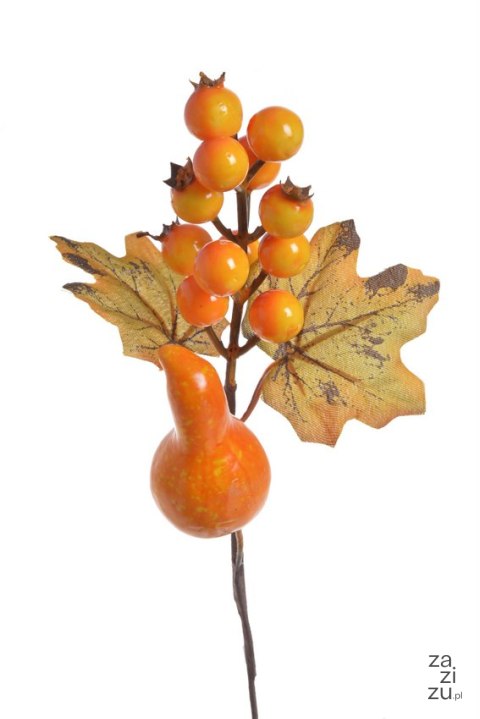 Gałązka z dynią 25,5cm 22CAN18-786 Gałązka z dynią 25,5cm 22CAN18-786