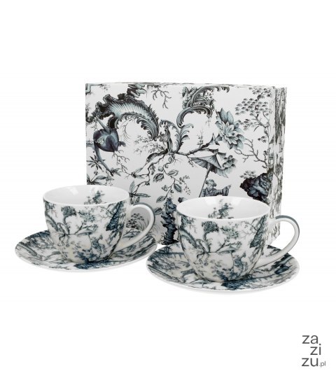 Komplet filiżanek ze spodkami 280ml ORIENT BLUE Komplet filiżanek ze spodkami 280ml ORIENT BLUE