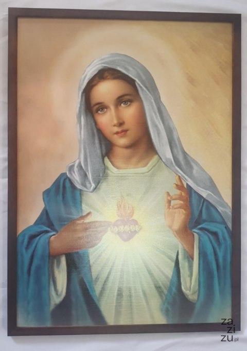 Obraz religijny 10x15cm SERCE MARYI Obraz religijny 10x15cm SERCE MARYI