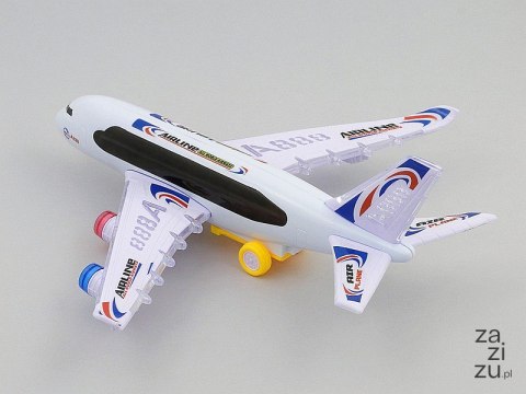 Samolot na baterie światło 3D muzyka Samolot na baterie światło 3D muzyka