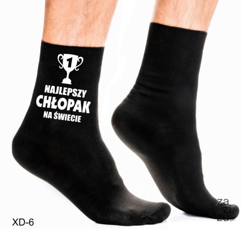 Skarpetki NAJLEPSZY CHŁOPAK NA ŚWIECIE XD-6 Skarpetki NAJLEPSZY CHŁOPAK NA ŚWIECIE XD-6