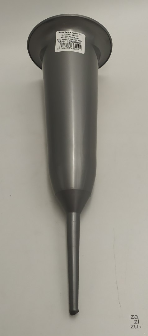 Wazon szpic 10szt Srebrny 28cm Wazon szpic 10szt Srebrny 28cm