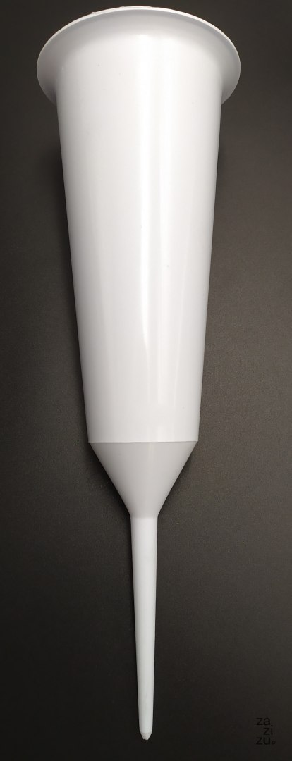 Wazon szpic 5szt Biały 33 cm Wazon szpic 5szt Biały 33 cm
