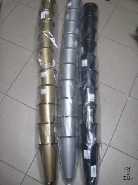 Wazon szpic 5szt Czarny 33cm Wazon szpic 5szt Czarny 33cm