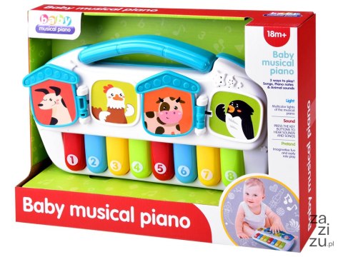 Wesołe muzyczne pianinko zwierzaki | ZA4298 Wesołe muzyczne pianinko zwierzaki | ZA4298