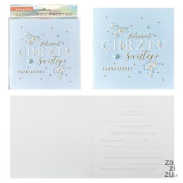 Zaproszenia 5szt CHRZEST ZP-047