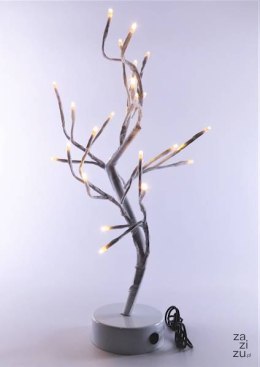 Drzewko świecące wys. 40cm 24 led na baterie kabel USB