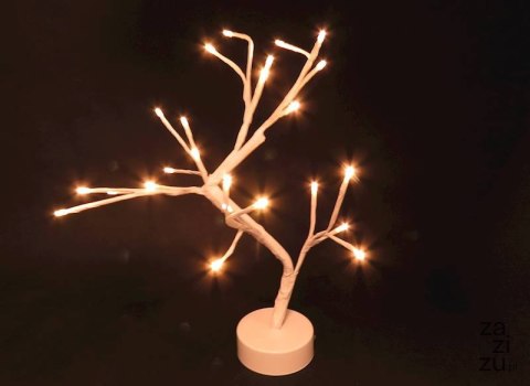 Drzewko świecące wys. 40cm 24 led na baterie kabel USB Drzewko świecące wys. 40cm 24 led na baterie kabel USB