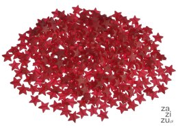 Gwiazdka z tworzywa sztucznego, do nawlekania 1,5cm, ok. 300szt. CZERWONA GMG41440
