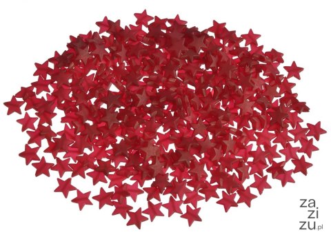 Gwiazdka z tworzywa sztucznego, do nawlekania 1,5cm, ok. 300szt. CZERWONA GMG41440 Gwiazdka z tworzywa sztucznego, do nawlekania 1,5cm, ok. 300szt. CZERWONA GMG41440