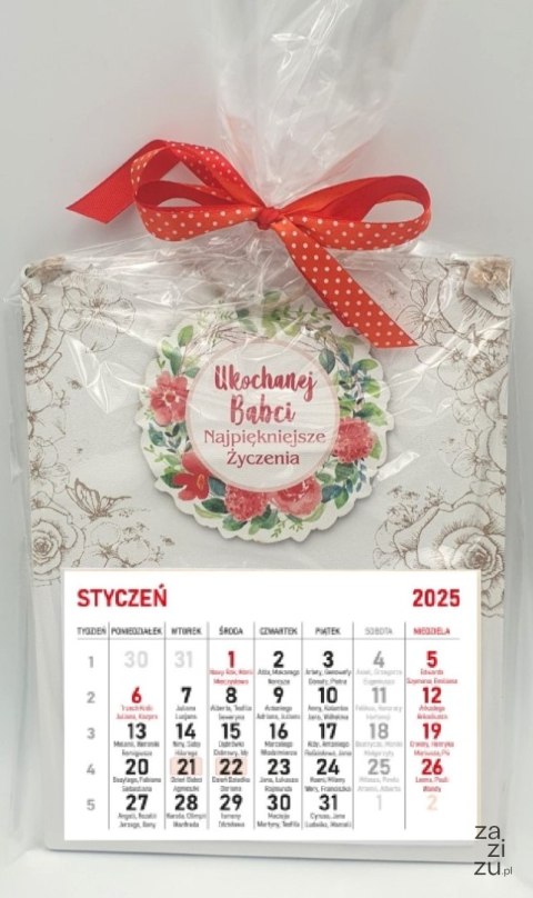 Kalendarz Ukochanej Babci 2025 Najpiękniejsze życzenia Kalendarz Ukochanej Babci 2025 Najpiękniejsze życzenia