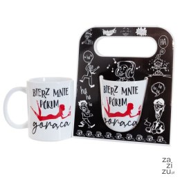 Kubek ceramiczny z napisem 