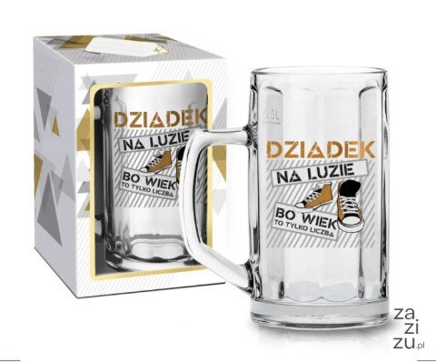 Kufel Dziadek na luzie, bo wiek to tylko liczba Kufel Dziadek na luzie, bo wiek to tylko liczba