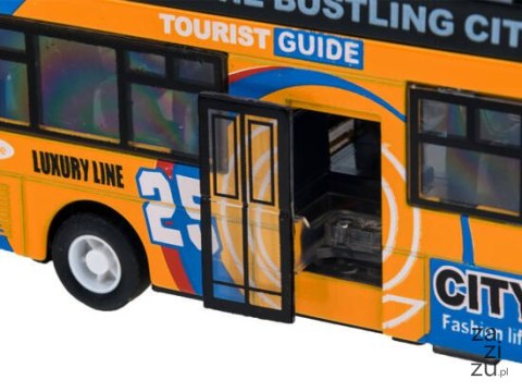 Metalowy AUTOBUS piętrus otwierane drzwi | ZA2094 ZO Metalowy AUTOBUS piętrus otwierane drzwi | ZA2094 ZO