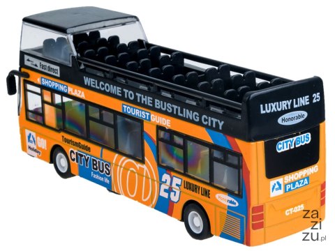 Metalowy AUTOBUS piętrus otwierane drzwi | ZA2094 ZO Metalowy AUTOBUS piętrus otwierane drzwi | ZA2094 ZO