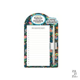 Notes lista zakupów Najlepsza Babcia i najlepszy Dziadek na świecie | 3331-BD1