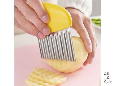 Nóż karbowany falowany do frytek krajacz warzyw | 07149 Nóż karbowany falowany do frytek krajacz warzyw | 07149