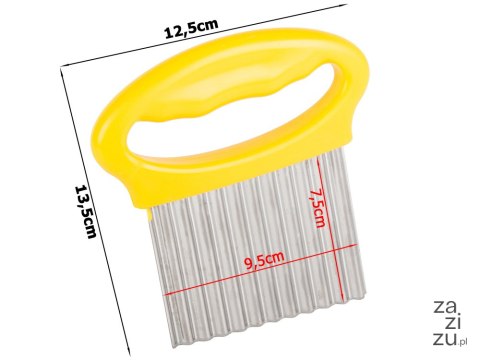 Nóż karbowany falowany do frytek krajacz warzyw | 07149 Nóż karbowany falowany do frytek krajacz warzyw | 07149