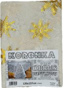 Obrus koronka Boże Narodzenie 120x137