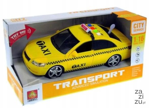 Taxi ze światłem dźwiękiem w skali 1:16 24cm Taxi ze światłem dźwiękiem w skali 1:16 24cm