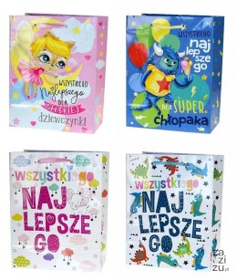 Torba papierowa 12szt. DZIECIĘCA 13x17,9x8cm TS-093