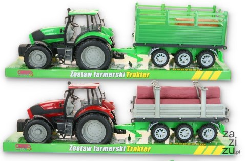 Traktor z przyczepą 22cm Traktor z przyczepą 22cm