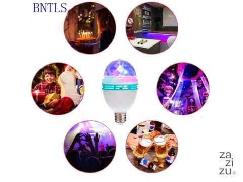 Żarówka LED DISCO Projektor dyskotekowy z wtyczką 1002 Żarówka LED DISCO Projektor dyskotekowy z wtyczką 1002