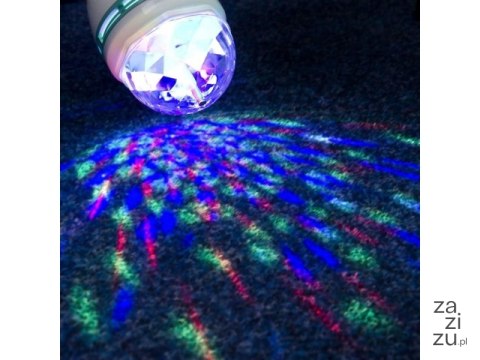 Żarówka LED DISCO Projektor dyskotekowy z wtyczką 1002 Żarówka LED DISCO Projektor dyskotekowy z wtyczką 1002