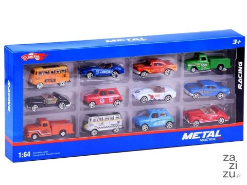 Zestaw metalowe resoraki retro 12szt. | ZA2439 Zestaw metalowe resoraki retro 12szt. | ZA2439