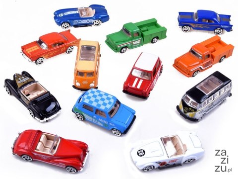 Zestaw metalowe resoraki retro 12szt. | ZA2439 Zestaw metalowe resoraki retro 12szt. | ZA2439