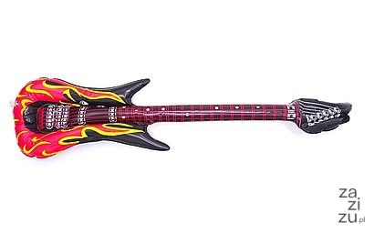 Dmuchaniec Gitara 90cm płomień 12szt 68-03 Dmuchaniec Gitara 90cm płomień 12szt 68-03