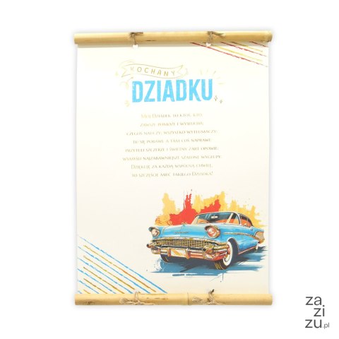 Dyplom z bambusem Kochany Dziadku | 005 Dyplom z bambusem Kochany Dziadku | 005