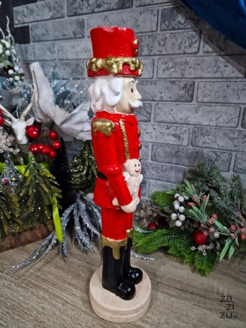 Figurka gipsowa dziadek do orzechów 38 cm 9067 Figurka gipsowa dziadek do orzechów 38 cm 9067
