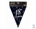 Girlanda papierowa Beauty&Charm z flagami "18", 28x270 cm GP-GF18