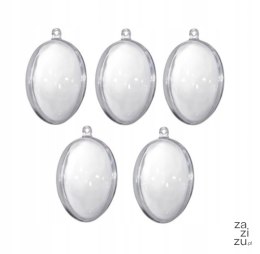 Jajko akrylowe 5szt. składane 8cm AJ-08